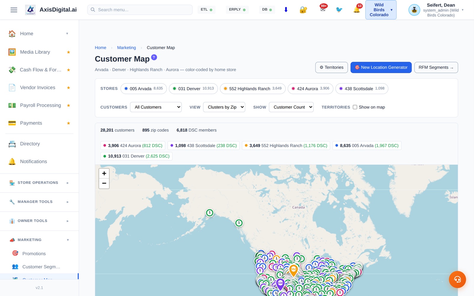 See where your customers actually live.