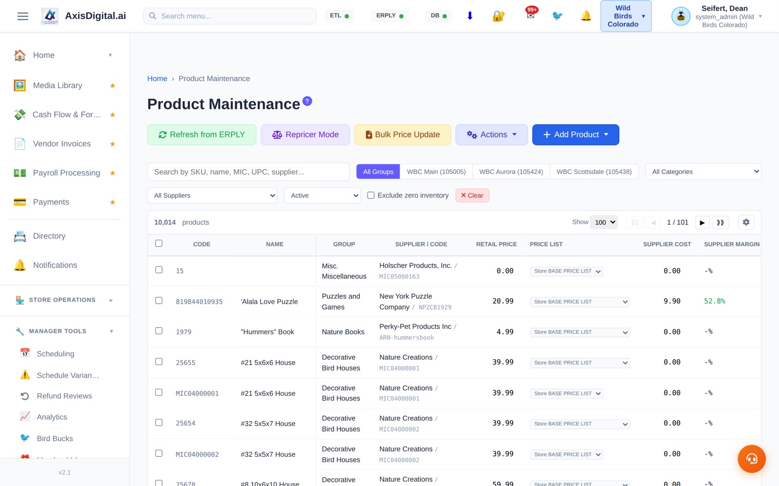 Every product, every store, one screen.