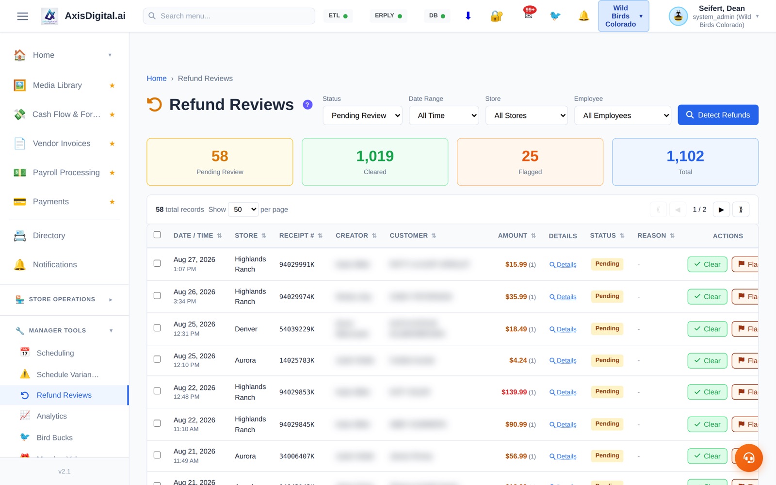 Refunds get reviewed — not discovered.